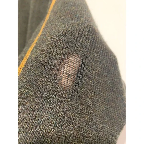 Kuhl Mens Brown Alfpaca Long Sleeve 1/4 Zip Pullover No Size Hole - Picture 5 of 8